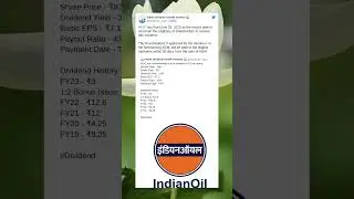 Indian Oil Corporation Ltd has fixed record date for final dividend. (24 July 2023) #ioc