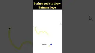 Python code to draw batman logo 