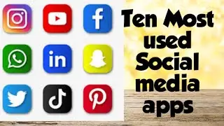 Ten most used social media apps in 2021