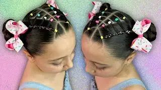 Idea de peinado para niñas 😍🌈✨  Fácil y rápido