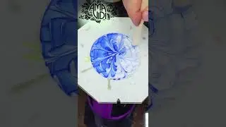 Силиконовая основа для рисования - сине-белая