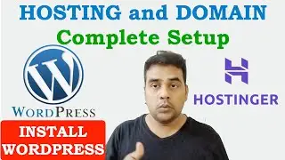 How to Setup Hosting and Domain Complete Tutorial | Install Wordpress in Hostinger Hosting h-panel