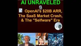 AI Business and Development Daily News Rundown January 20 2026: 📉 OpenAI's $20B ARR, The SaaS Mar...
