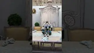 Easter decorate with me a complete table in under 30 seconds