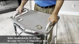 DMI Walker Tray With Cup Holders