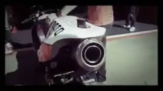 Pramac Racing warming up
