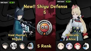 New!! Shiyu Defense 5 S rank Void Hunter & Umbrella team | Zenless Zone Zero 2.2