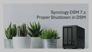 Synology DSM 7 - Proper Shutdown in DSM
