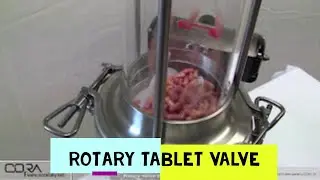 Rotary valves for pharmaceutical use- CORA ROTARY TABLET VALVE