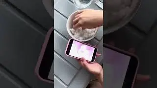Instant snow experiment ￼