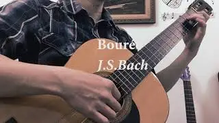 Bourr&eacute;e ( J.S.Bach ) | Solo Guitar Playing Book 1 | Frederick Noad