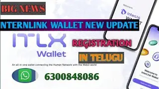 Create Interlink ITLX Super wallet#How to create ITLX wallet In Telugu #Interlink wallet update 