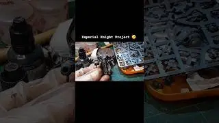 Imperial Knight Kitbash 🙂#warhammer40k #warhammercommunity #hobby #knight #crafting #chill #goodvibe