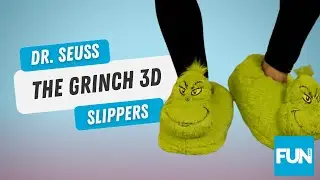 Official Grinch 3D Character Slippers for Adults: Cozy, Fun & Festive Comfort!