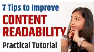 How To Improve Readability Score | SEO #readability