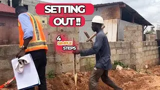 4 Steps For Setting Out Your Building Foundation | Building In Ghana