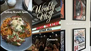 Weekly Vlog I room makeover, brunch spots + Arthur Hill concert
