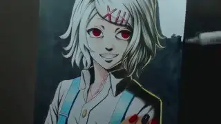Speed Drawing - Juuzou Suzuya (Tokyo Ghoul)