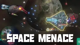 Missiles, Lasers, Beams and Space Ships | Space Menace Demo Gameplay