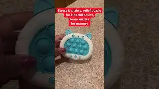 Quick press puzzle toy for stress relief! #puzzle #stressrelief