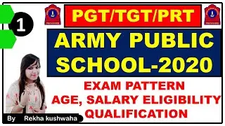 Army Public School (APS)  Notification-2020 | New Criteria Eligibility, Age, Salary, Qualification