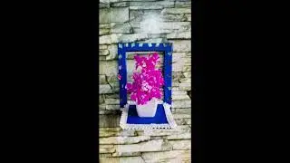 🌸 DIY Wall D&eacute;cor | Craft from Waste | Easy Home Decoration Idea | Episode 1   #CraftFromWaste