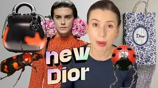 Сумки с показа высокой моды Dior весна-лето 2026: переосмысленная модель Lady Dior, шелковый клат...