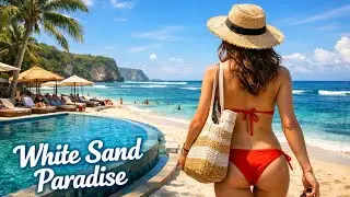 Minoo Beach Club Uluwatu Bali | White Sand Paradise &ndash; Beachfront Pool &ndash; Crystal Water Views