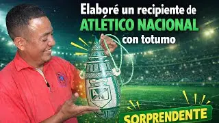 Sorprendente 😱 Elabor&eacute; un recipiente paso a paso con recursos naturales 😱