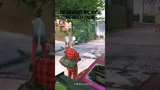 The smartest NPC you&rsquo;ll see on GTA #gta #roadto3k #funnymoments #ps5 #gtaonline #contractdlc