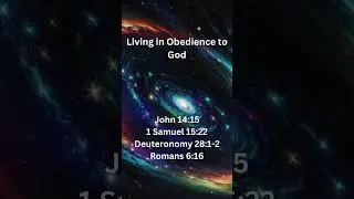 Living in Obedience to God | 4 Bible Verses on Obedience #bibleverses #quotes