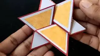 Star fold card tutorial | How to make Star fold card