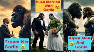 Famous Celebrities Change Into Gorila