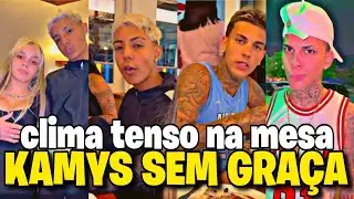 KAMYLINHA E BERNARDO E NETO TA UM CLIMA TENSO😱JAJA COME&Ccedil;A O JOGO DELES 👀 QUEM GANHA BERMYLA DANKLEY🫣
