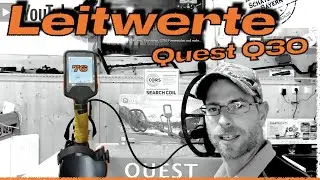 Значения проводимости металлоискателя Quest Q30