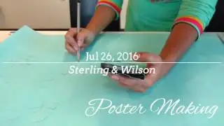 Sterling and Wilson celebrating Monsoon Magic 2016 with Poster Making