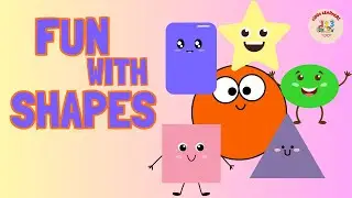 Fun With Shapes: 6 Basic Shapes for Toddlers #kiddolearners #shapesforkids