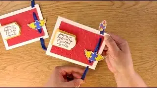 #110 Autism Awareness Ribbon Interactive Card