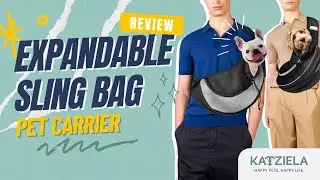 Katziela&reg; Expandable Sling Bag - Front Shoulder Pet Carrier for Small Dog, Cat and Puppy (Review)