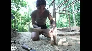 Alone in the Rainforest | Building a Shelter & Garden from Scratch long video 