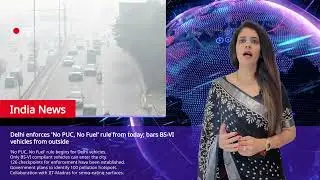 Delhi enforces 'No PUC, No Fuel' rule from today; bars BS-VI vehicles from outside