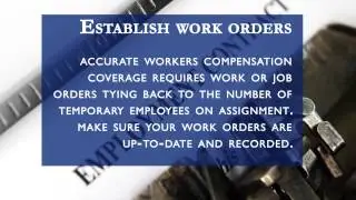 Staffing Agency Workers Compensation: Temporary Employee Risks