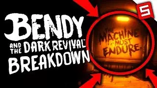 Bendy And The Dark Revival Trailer BREAKDOWN! (BATDR Gameplay Trailer Analysis) BATDR NEW Bendy Game