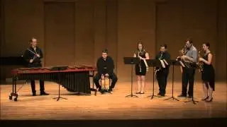 Pivot Point for Saxophone Quartet, Marimba and Cajon by Mark Ford