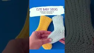 Crochet baby socks look like knitting