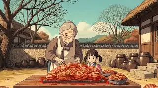 Quiet Country Days, Warm Home Cooking & Simple Family Joy | Ghibli Life Video
