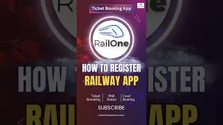 Register RailOne app #shortfeed #shortvideo #railone #railway #comedy #lifehacks #funny #career #yt