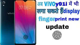 Vivo 91i me display fingerprint  lagane ka tarika best of top trick