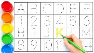 123Numbers| Counting For Toddlers| Fun With Numbers| Learn And Trace| ABC| a to z| Learn alphabet 