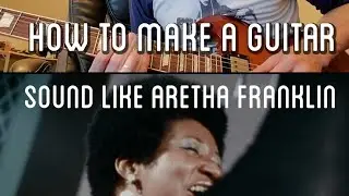 MP Gannon - Make a guitar sound like Aretha Franklin (slide lesson)